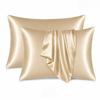 Soft Breathable Satin Pillow Cases Moisture-Wicking Silk Pillow Case Satin Pillowcase  For Sleeping