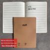 Large 16K/32K Thickened English Composition & Math Notebook for Middle School Students - Thread-Bound Cowhide Cover