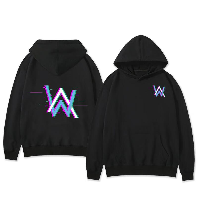 2025VINEY Alan Walker DJ Hoodie - Alan Walker Electronic Music - Faded Plaid Hooded Sweatshirt for Men - Alan Walker