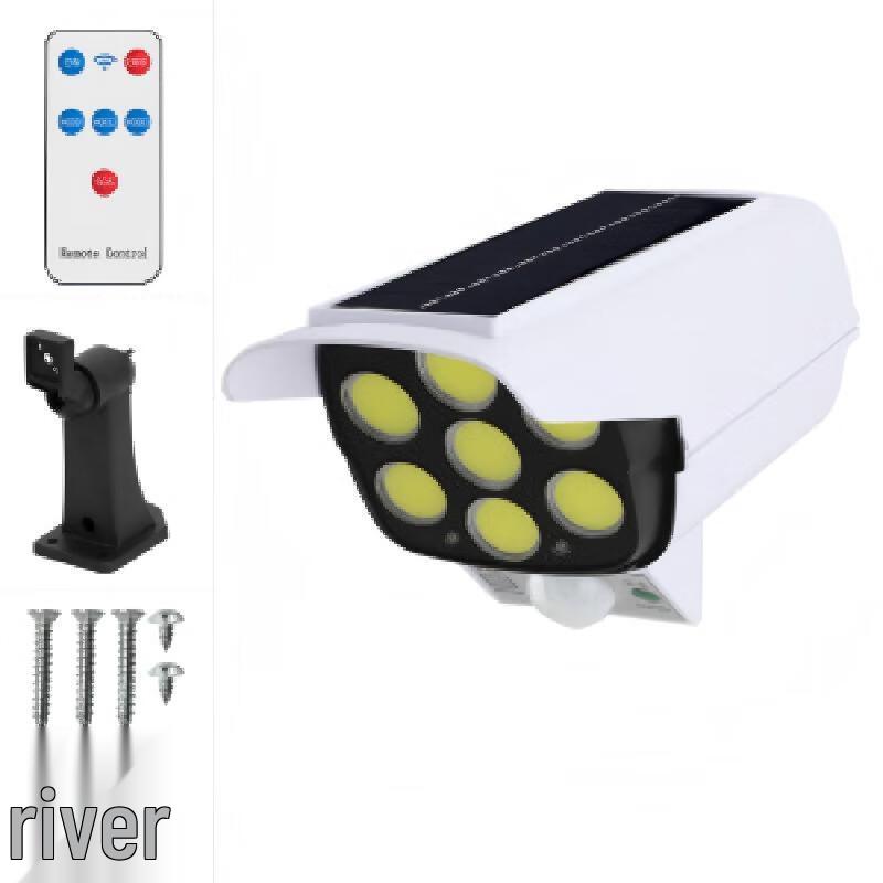 NuFeng Solar Motion Sensor Outdoor Wall Light with Surveillance