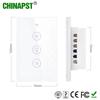 White/Black Color Tuya Smart WiFi US Dimmer Wall Touch Switch with RF 433Mhz PST-WS-US-D