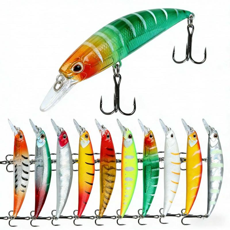 13g9.5cmLong Casting Sinking Minnow Vibrating Sinking Simulation Bait Special for Mackerel, Topmouth Culter, Bass Fake Fish Bait