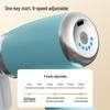 9-Head Silent Mini Fascia Gun: Multi-Functional Muscle Massager for Men & Women, Neck & Body Relaxation.