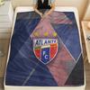 Atlante FC  Print Flannel Blanket, High Quality Comfortable for All Seasons, Home Decor, Warmth and Comfort