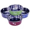 Durable Anti-Tip Stainless Steel Double-Layer Dog Bowl