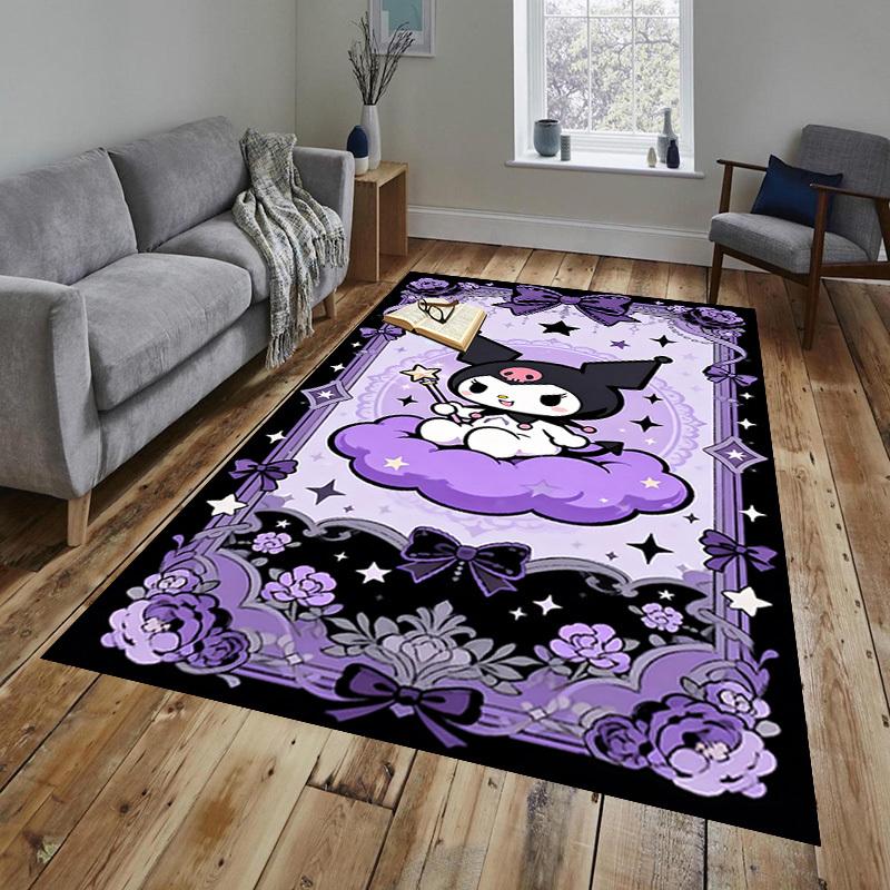 Kuromi, Magisch Patroon Vloerkleed, Kantoor Tapijt Binnen Buiten Entree Deurmat, Antislip Zacht En Comfortabel, Woonkamer, c122017