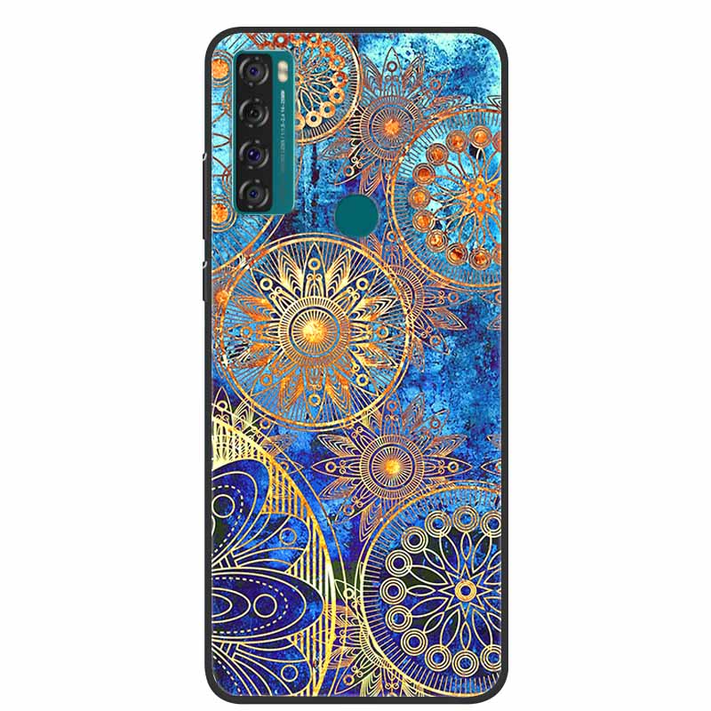 Case For TCL 20 SE Luxury Silicone TPU Soft Phone Cover For TCL 20 SE Case T671H 6.82" Funda Animal Capa Cute Shockproof Coque