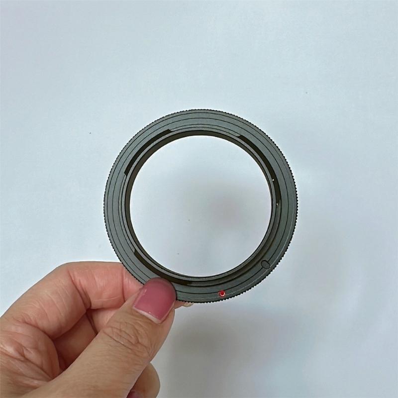Metall-Objektivadapter, Objektivumkehr für Kameras, Objektivumkehradapter, Objektivfassungskonverter, 49 mm / 52 mm / 58 mm Durchmesser