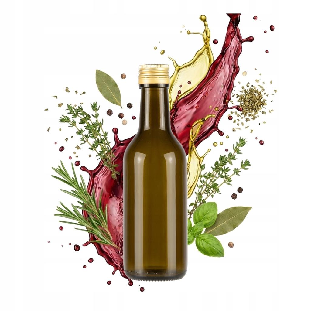 50X Butelka Szklana Na Wino 200Ml Ciemne Szkło Na Wino Próbki Prezent Sok
