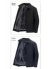 Men's Plus Velvet Jacket for Middle-aged & Elderly - Thick Winter Coat for Dad & Grandfather