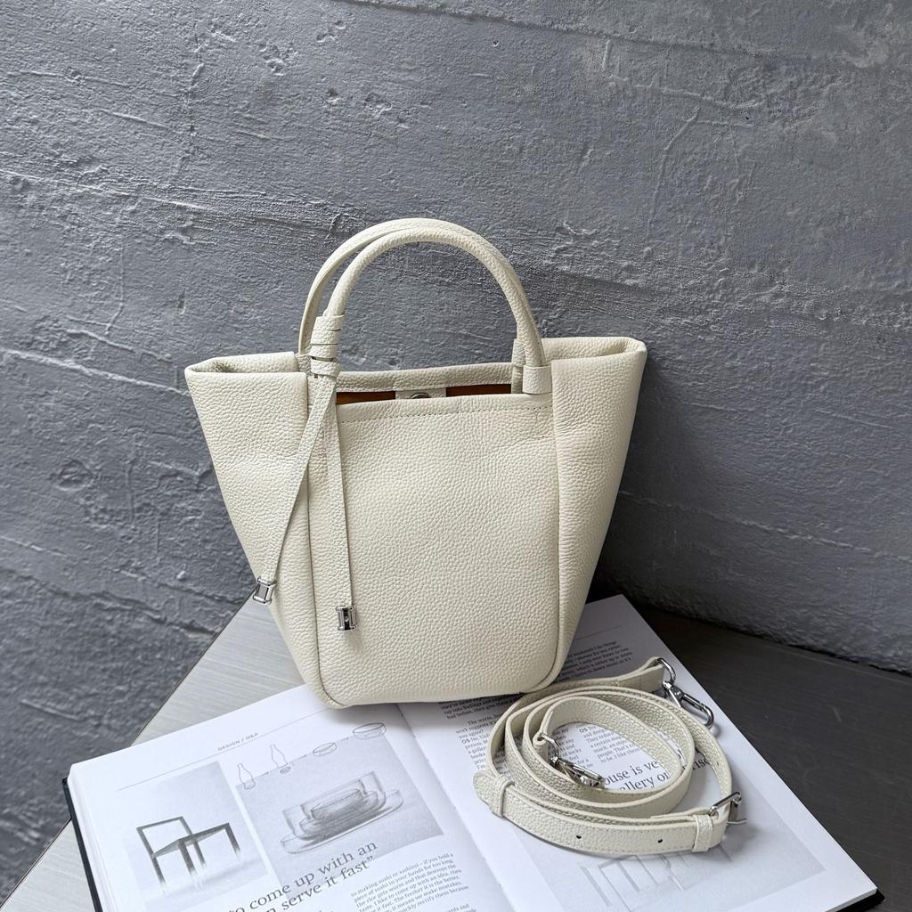 Cowhide Shoulder Women's Bag, Mother and Child Bag, Large-capacity Messenger Lady, Fashionable and Simple Versatile Bag Soft