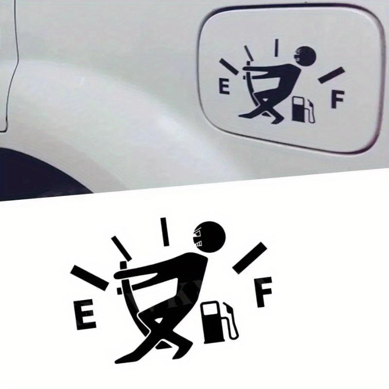 Autoaufkleber Ziehen Kraftstofftank Zeiger Reflektierendes Vinyl Lustiger Aufkleber Hoher Gas Aufkleber Kraftstoffanzeige Leer Aufkleber Aufkleber Auto Exterieur