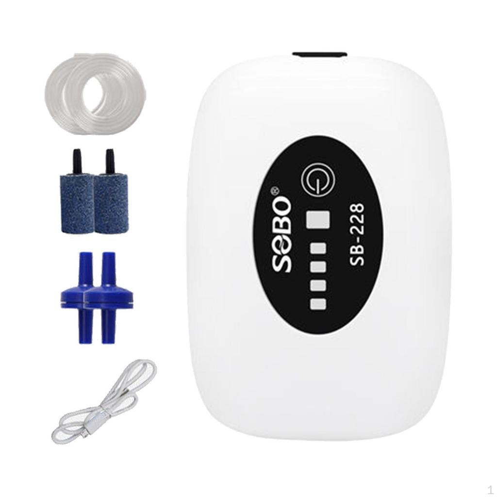 Aquarium-Luftpumpe Leiser USB-Sprudler für Hydroponik Outdoor-Fischerei