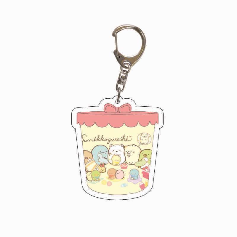 Acrylic Keychain: Japanese San-X Corner Creatures Anime Pendant for Backpack