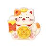 Rotating Magnetic God of Wealth Ornament: Wobbling Cartoon Sticker for Attracting Wealth and Blessings in Festive Style