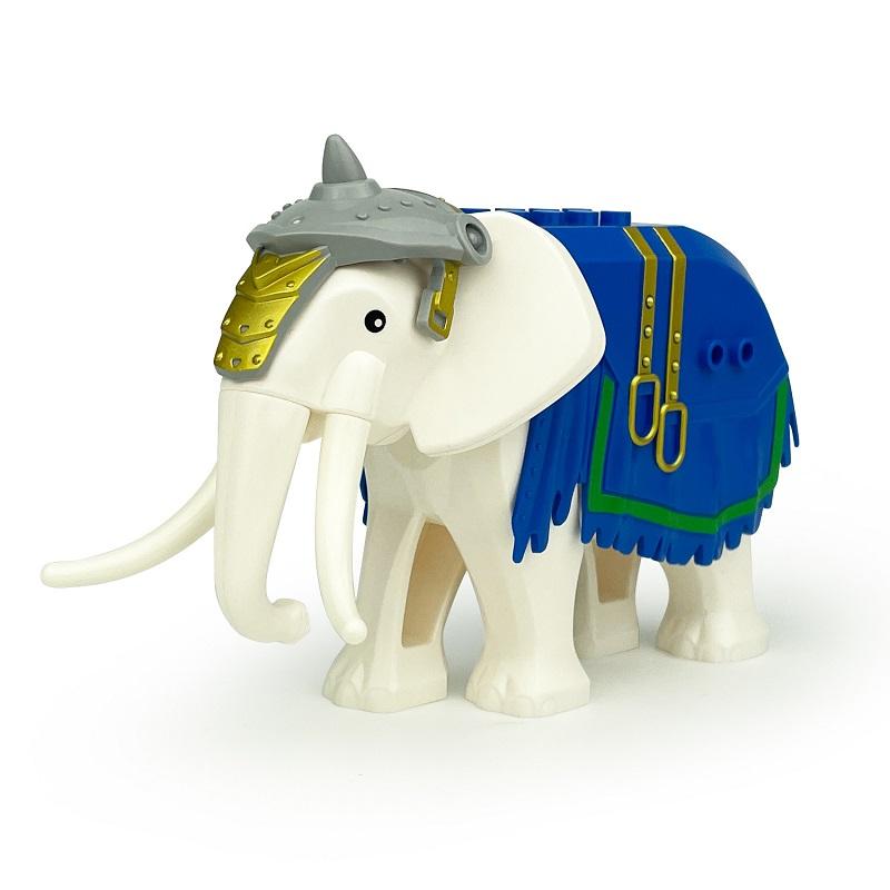 Kaiserlicher Kriegselefant Waldtier Modellbausteine Spielzeug für Kinder Mini-Figuren Bildung Baustein Spielzeug Geschenk