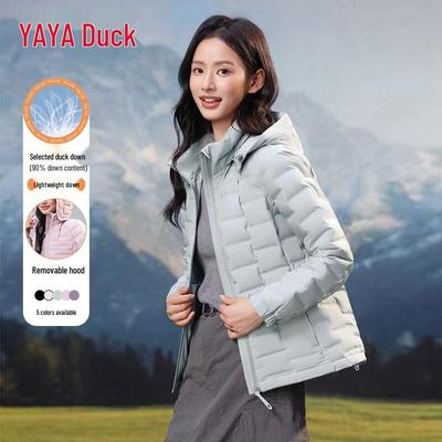 Women's Lightweight Hooded Duck Down Jacket