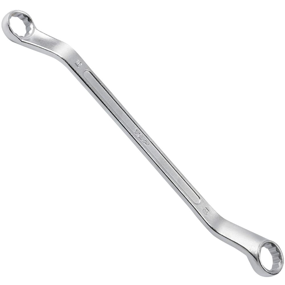TOP Box Wrench 16x18mm Offset Forged Made in Japan Double-Ended 45° TM-16x18