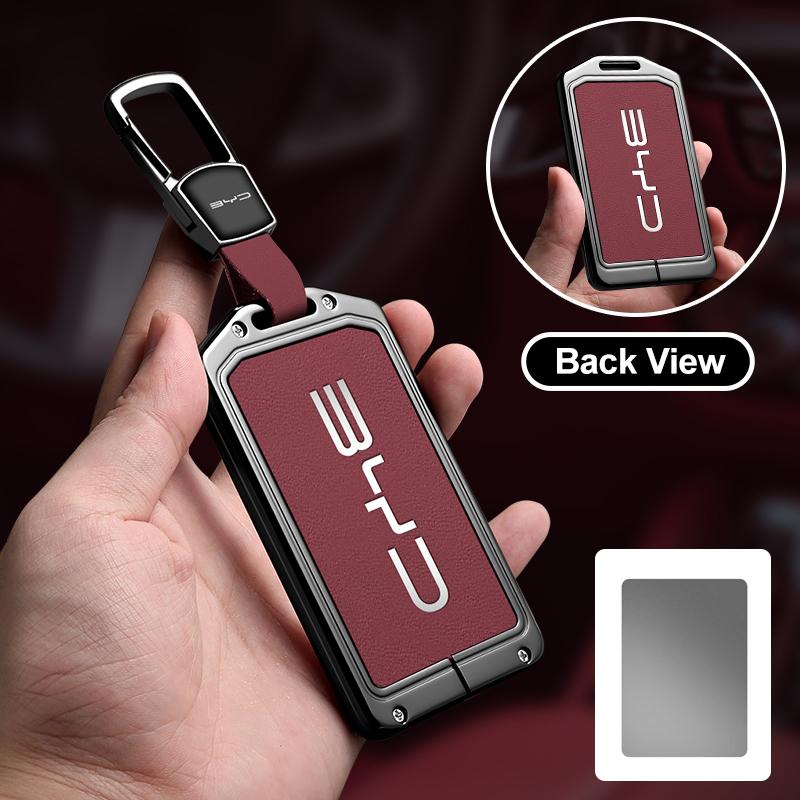 Car NFC Card Remote Key Cover Fob Case Bag For BYD Tang DM Han EV Song PRO Qin PLUS DMI Keychain Car Protector Shell Accessorie
