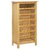 Day and Night - Day and Night Solid Oak Wood Wine Rack 56x32x110 Cm