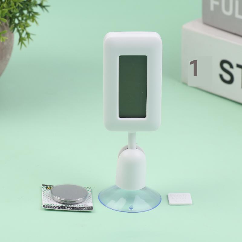 

360Degree Rotating Luminous Digital Reptile Thermometer Hygrometer With Suction Cup Temperature Humidity Meter Accessories
