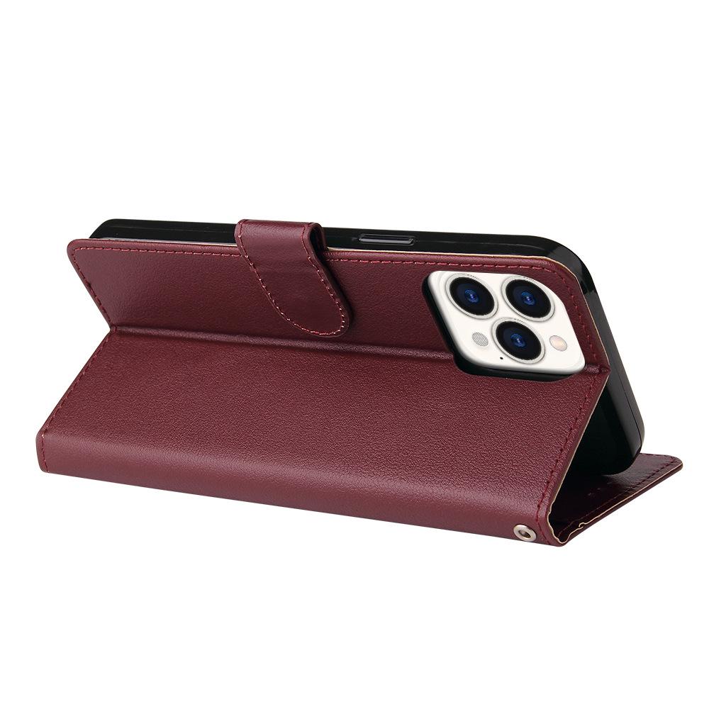 Leather Flip Case for iPhone 14Pro/16ProMax with Card Slots
