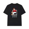 Fila X Maison Kitsuné Multicolor Fox T-Shirt Fashion Classic Versatile Comfortable Short Sleeve T-Shirt Men Legend Blue F11U529101F-NV