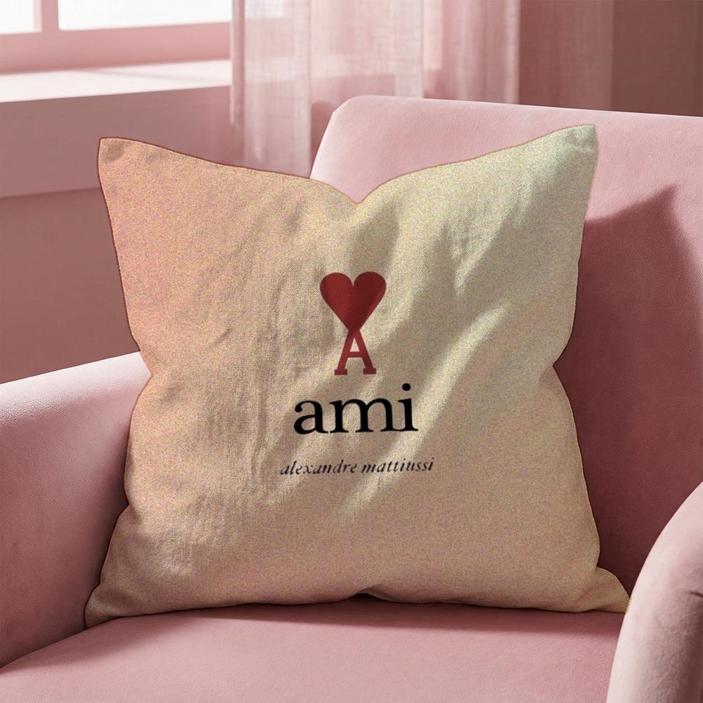 Fashion Luxury A-Ami Cushion Cover Multi-Scene Pillow Cover for Home & Car - Reversible, Soft & Durable for Daily Use