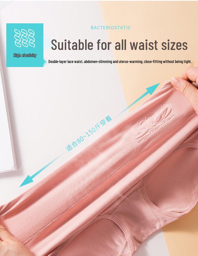 Langsha Women's Postpartum Cotton High-Waist Shaping Briefs