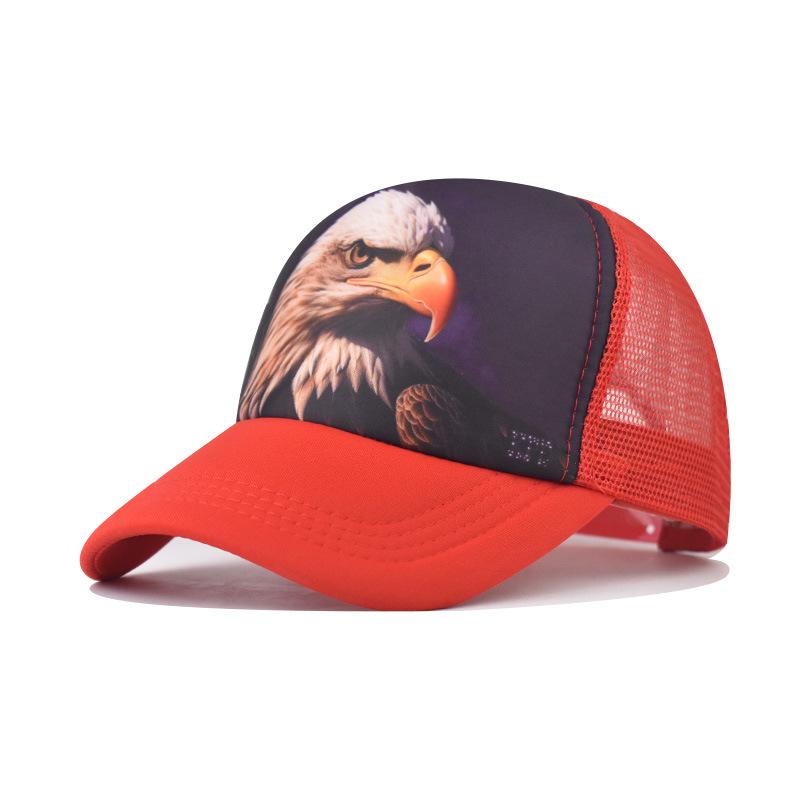 

New Full-Color Printed Animal Mesh Hat Embroidered Baseball Hat For Men And Women, Animal Duckbill Hat