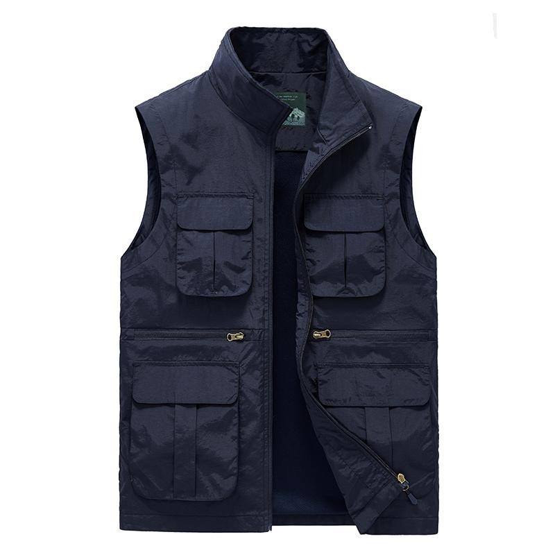 Outdoor Quick Dry Waterproof Breathable Jacket Sleeveless Fishing Photography Tactical Plus Size Gilet Unisex Vest