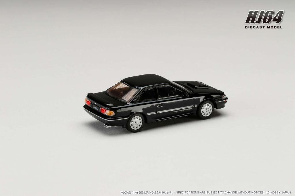 HJ64 Toyota Sprinter Trueno AE92 Black Metallic 1/64 GT-Z (Finished Model)