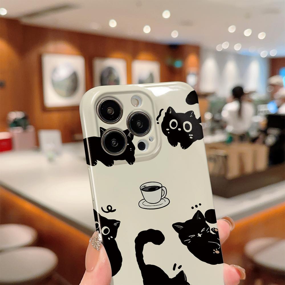 Komplexní filmový kryt na telefon s kresleným módním designem, tvrdý plášť s plným krytem, nárazuvzdorný fotoaparát, ochranný kryt pro OPPO Realme OnePlus Infinix Tecno