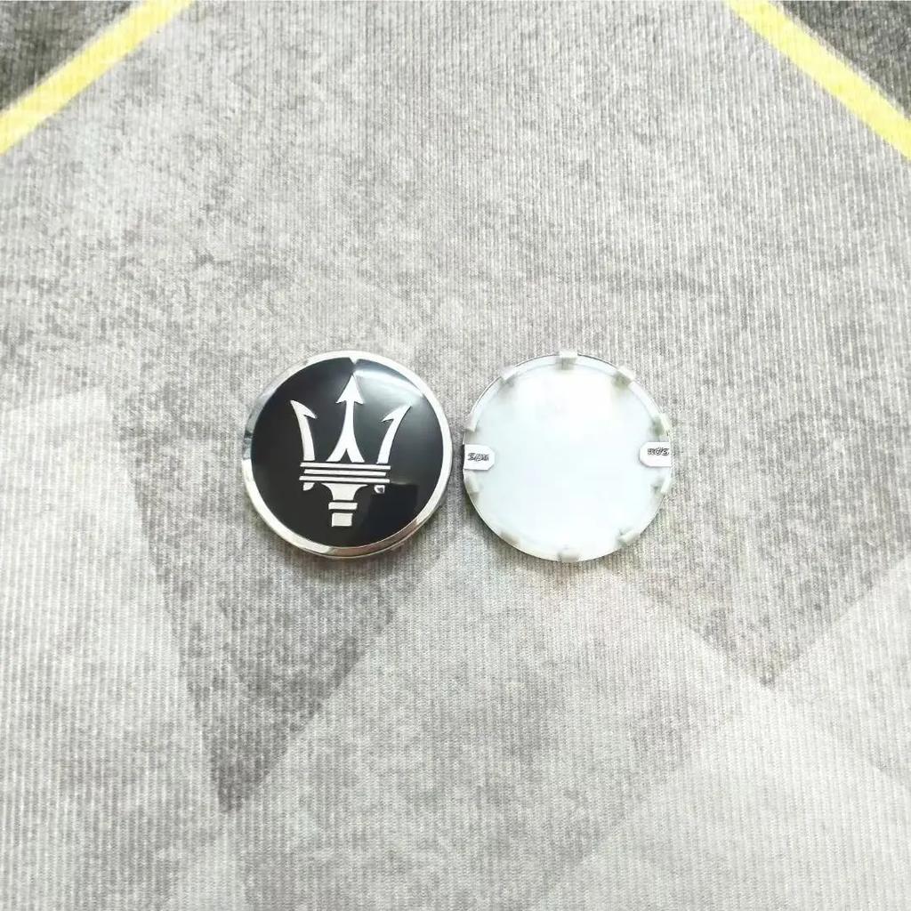 60mm 4pc Car Wheel Center Caps for Maserati Granturismo Levante Ghibli Grancabrio Quattroporte GTS Q4 Coupe Hub Cover Decoration
