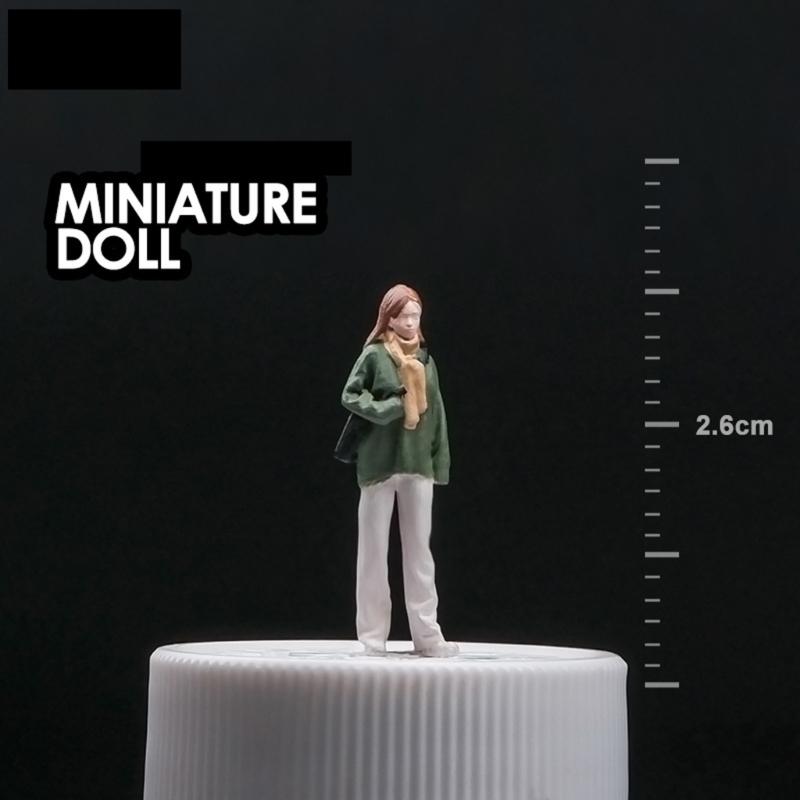Detailed Miniature Resins Collectibles 1/64 Scale Handcrafted Figures Perfect For Model Train Layouts And Dioramas