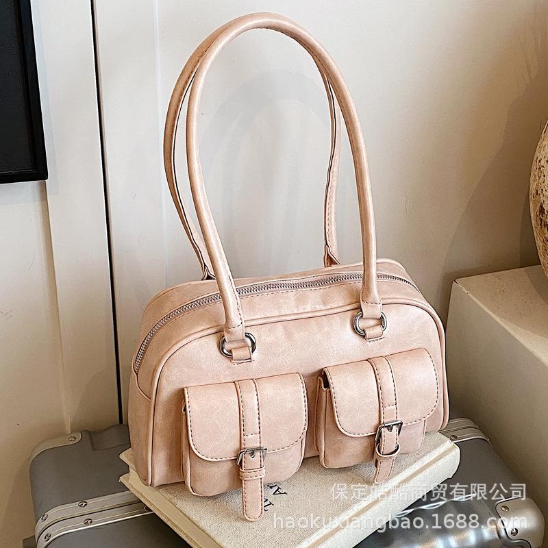 Large-capacity bag women's summer versatile 2025 new casual niche design shoulder underarm bag work commuter bag