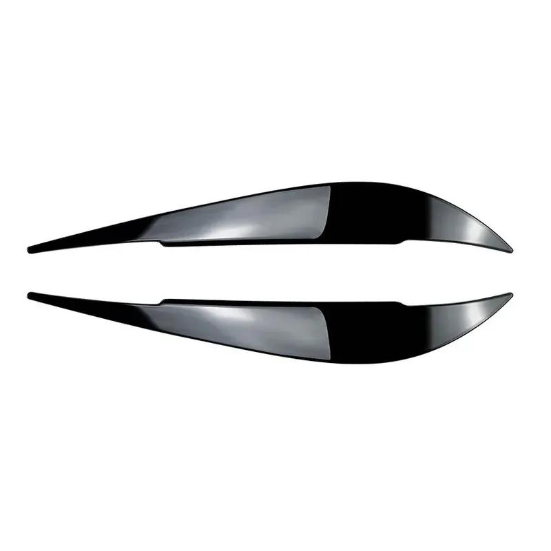 2Pcs Evil Headlight Eyebrows Eyelid For BMW 4 Series F32 F33 F36 M4 420d 420i 425d 430i 435i 440i 2013-2021 ABS Gloss