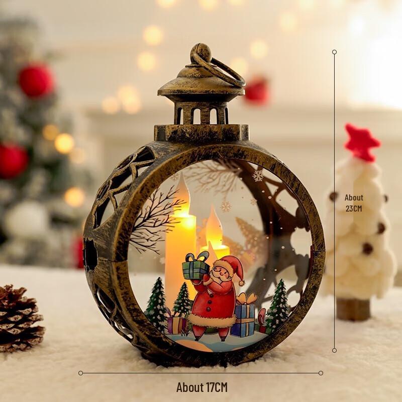 YIXI Christmas Santa Claus Handheld Night Light