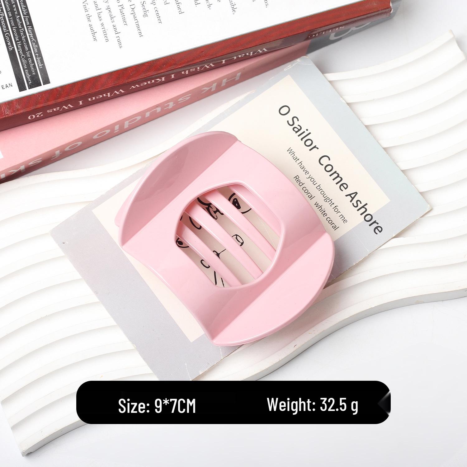 

Полая квадратная заколка для волос с пятью зубцами: Универсальная горизонтальная клипса для головных уборов и укладки волос