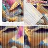 2D Flat Printing 2pcs Drapes Cute Turtle Underwater Digital Printed Polyester Drapes Festive Holiday Perfect for Festive