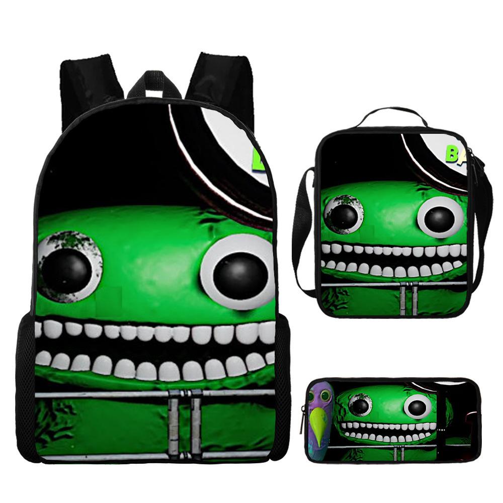 Traditional Creative Cool Total Drama 3D Pattern Pupil Schoolbags For All Oxford Water-resistant Laptop Versatile Journey Rucksacks
