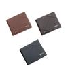 Casual Male Bifold Wallet Business Credit Card Holder Portable Coin Pocket  Male
