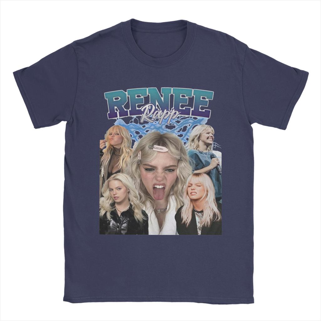 Renee Rapp Retro Style T Shirt Unisex s Cotton Humor TShirts Crew Neck Tees Short Sleeve Tops Plus Size