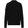 Stone Island Sweater Solid Color Logo Crew Neck Pullover Kids sweaters Black 7716505A7-V0029