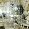 Soft Steel Wire Glass Bead Door Valance Hanging Curtain for Room Decor