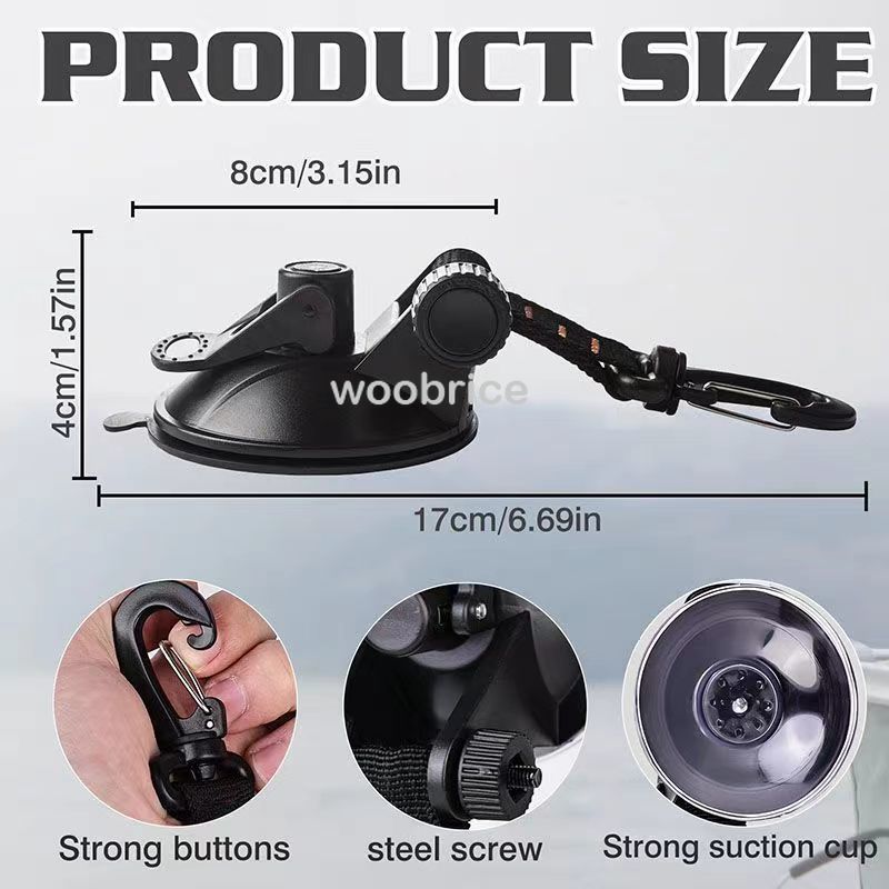 Tent Fixing Hook Hooks Car Travel Climbing Portable Clothes Rack Vacuum Heavy Duty Coat Hangers Suction Cups Camper