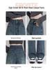 Women's 2023 Retro High Waist Wide Leg Jeans - Petite Loose Straight Leg Style