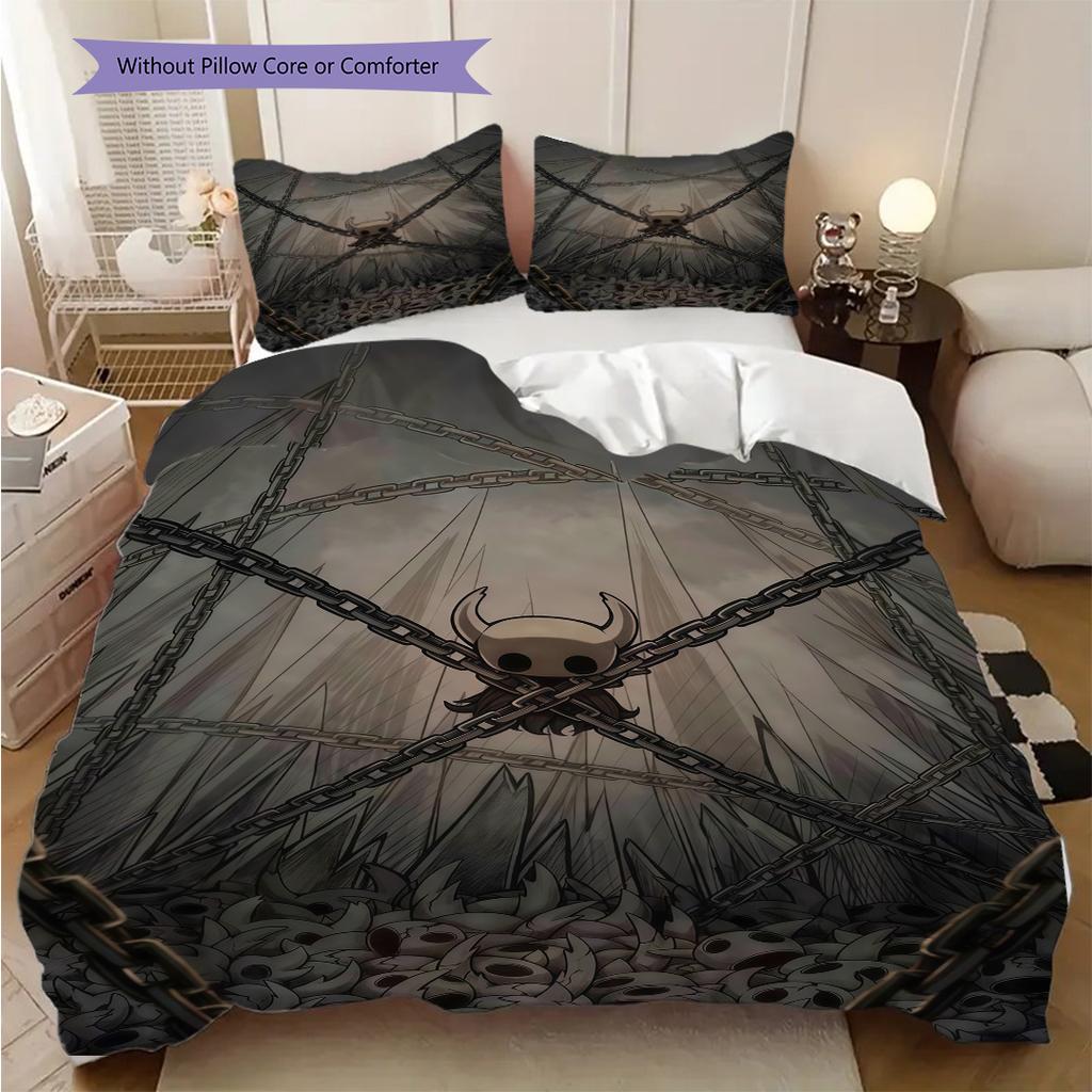 Hollow Knight Journey Through Underworld Bedding 1 Duvet Cover 2 Pillowcase Without Core Bedding Set Duvet Cover And Pillowcase