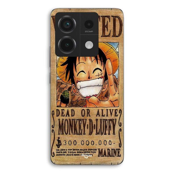 Coque Pour Xiaomi Redmi Note 13 Pro 5g One Piece Wanted Poster Monkey D. Luffy Maniacase