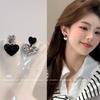 Asymmetrical Heart Stud Earrings: New 2025 Trend with Cold, Versatile Style
